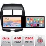 Navigatie Android Mitsubishi ASX 2013-2017, 21.6 inch, 4GB RAM, 128GB