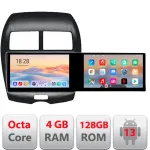 Navigatie Android Mitsubishi ASX 2013-2017, 21.6 inch, 4GB RAM, 128GB