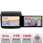 Navigatie Android Mitsubishi L200 2006-2014, 2 ecrane 21.6 inch, 4GB+128GB