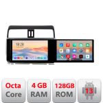 Navigatie Toyota Prado J150 2018- Kit-1065 Edotec 2 ecrane  8 core 4+128 21.6 inch Incell android Wifi 5Ghz gps internet