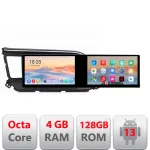 Navigație Android Hyundai Elantra 2018+ cu 2 ecrane 21,6 inch, 4GB RAM, 128GB