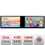 Navigatie Android Peugeot 308 2013-2018, 2 ecrane 21.6 inch, 4GB+128GB