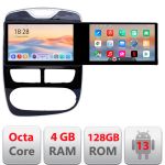 Navigatie Renault Clio 4 V1 Kit-467 Edotec 2 ecrane  8 core 4+128 21.6 inch Incell android Wifi 5Ghz gps internet