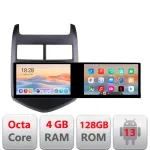 Navigatie Android Chevrolet Aveo 2010-2013, 2 ecrane, 4GB+128GB