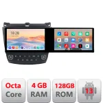 Navigatie Android Honda Accord 2004-2008, 2 ecrane, 4GB RAM, 128GB