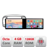 Navigație Hyundai Accent 2006-2012 cu 2 ecrane, Android, 4GB RAM, 128GB