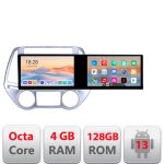 Navigație Hyundai i20 2011-2014 cu 2 ecrane, Android, 4GB RAM, 128GB