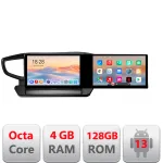 Navigatie Android Hyundai Ioniq 2016-2020, 2 ecrane, 4GB RAM, 128GB