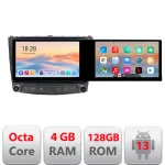 Navigatie Android Lexus IS 2005-2011, 2 ecrane 21.6 inch, 4GB+128GB