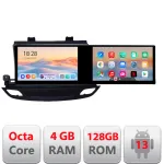 Navigație Android Opel Insignia 2018+ cu 2 ecrane, 4GB RAM, 128GB, 21.6 inch