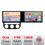 Navigatie Android VW Golf 5 2004-2010, 2 ecrane 21.6 inch, 4+128GB