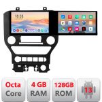 Navigatie Android Ford Mustang 2015-2020, 2 ecrane 21.6 inch, 4GB+128GB