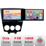 Navigatie Android Mazda RX-8 2003-2008 cu 2 ecrane, 4GB RAM, 128GB, 21.6 inch