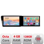 Navigație Android Skoda Rapid și Seat Toledo 2013+ cu 2 ecrane 21.6 inch