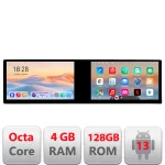 Navigatie Toyota cu 2 ecrane 21.6 inch, Android, 8 core, 4GB RAM, 128GB