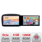 Navigație Android Mercedes SL W230 2004-2011, 2 ecrane 21.6 inch, 4+128GB