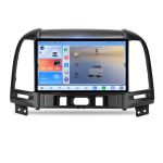 Navigație Android Hyundai Santa Fe 2007-2012, QLED 8+128GB, 4G, GPS, 360