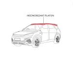 Pachet insonorizant plafon auto cu 2 straturi Audio System Germany