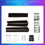 Lumini ambientale RGB VW Touareg 7P 2011-2018, set complet cu control OEM și telefon