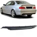Difuzor spate negru potrivit pentru BMW E46 M-package coupe cabrio sedan touring Performance AutoTuning