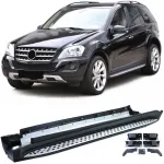 Praguri din aluminiu cu aspect OE cu ABE, potrivite pentru Mercedes ML W164 Clasa M 05-11 Performance AutoTuning