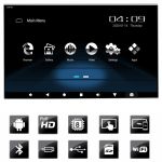 Edotec EDT-TRAVEL13.3-B Travelmate Tetiera cu Android 13.3" USB SD 1080p internet Touchscreen