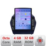 Navigatie Hyundai IX35 G-361 ecran tip TESLA 9.7" cu Android Radio Bluetooth Internet GPS WIFI 4+32GB DSP 4G Octa Core