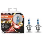 Osram H4 Night Breaker Laser 200 Generația următoare 200% mai MULTĂ LUMINĂ 2 bucăți Performance AutoTuning