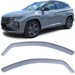 Deflector de vânt, deflector de ploaie, protecție împotriva vântului, negru fum pentru Hyundai Tucson NX4 din 20 Performance AutoTuning