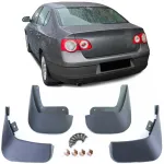 Set de aripi de noroi față și spate, negre, potrivite pentru VW Passat B6 3C 05-10 Performance AutoTuning