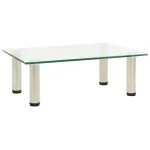 Suport TV, transparent, 40 x 35 x 17 cm, sticlă securizată GartenMobel Dekor