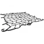 Plasă de remorcă 2.5x3m din nailon elastic rezistent la rupere, plasă de încărcare pentru remorcă auto, de culoare neagră Performance AutoTuning