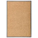 Covoraș de ușă lavabil, crem, 60 x 90 cm GartenMobel Dekor