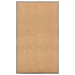 Covoraș de ușă lavabil, crem, 90 x 150 cm GartenMobel Dekor