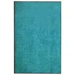 Covoraș de ușă lavabil, cyan, 120 x 180 cm GartenMobel Dekor