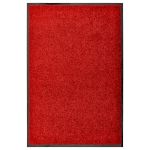 Covoraș de ușă lavabil, roșu, 60 x 90 cm GartenMobel Dekor