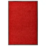 Covoraș de ușă lavabil, roșu, 60 x 90 cm GartenMobel Dekor