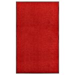 Covoraș de ușă lavabil, roșu, 90 x 150 cm GartenMobel Dekor