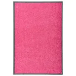 Covoraș de ușă lavabil, roz, 60 x 90 cm GartenMobel Dekor