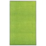 Covoraș de ușă lavabil, verde, 90 x 150 cm GartenMobel Dekor