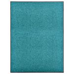 Covoraș de ușă lavabil cyan 90x120 cm GartenMobel Dekor