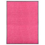 Covoraș de ușă lavabil roz 90x120 cm GartenMobel Dekor