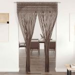 Perdea macrame, gri taupe,140 x 240 cm, bumbac GartenMobel Dekor