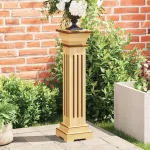 Suport plante clasic în formă stâlp pătrat lemn 17x17x66 cm MDF GartenMobel Dekor