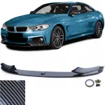 Lipsă spoiler frontal performanță aspect carbon, potrivită pentru BMW Seria 4 F32 F33 F36 Performance AutoTuning