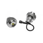 Set de lămpi LED albe pentru ochi de înger potrivite pentru BMW Seria 5 E60/E61 2007-2010 cu faruri halogene, 20W CREE Performance AutoTuning