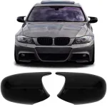 Capace de oglindă de schimb lucioase negre, potrivite pentru BMW Seria 3 E90 E91 E92 E93 LCI Performance AutoTuning