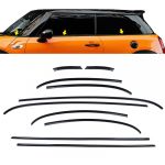 Set de trim dechrome piano negru lucios, 10 piese, potrivit pentru Mini F56 din 2014 Performance AutoTuning