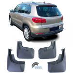 Set de apărători de noroi față și spate negre, potrivit pentru VW Tiguan 1 5N 07-18 Performance AutoTuning