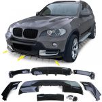 Set de caroserie performant, kit complet, față și spate, negru lucios, potrivit pentru BMW X5 E70 07-10 Performance AutoTuning